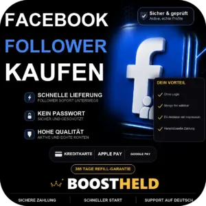 Facebook Follower bei BoostHeld
