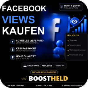 Facebook Views kaufen bei BoostHeld