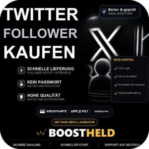 Twitter Follower kaufen bei BoostHeld