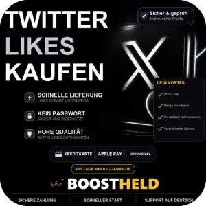 Twitter Likes bei BoostHeld