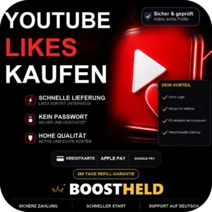 YouTube Likes bei BoostHeld