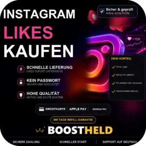 Instagram Likes kaufen bei BoostHeld