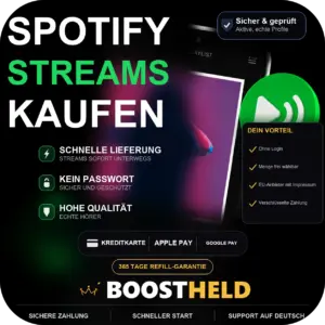 Spotify Streams bei BoostHeld