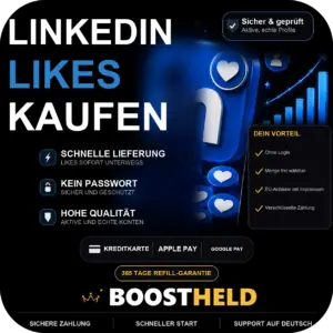 LinkedIn Likes bei BoostHeld