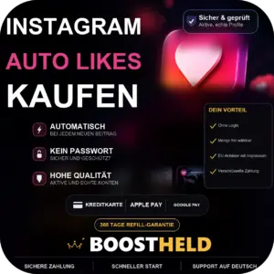 Instagram Auto Likes kaufen bei BoostHeld