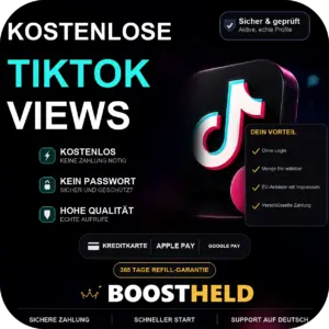 Kostenlose TikTok Views bei BoostHeld