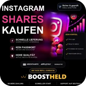 Instagram Shares bei BoostHeld