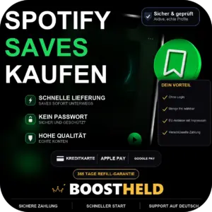 Spotify Saves kaufen bei BoostHeld