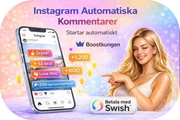 Köp Instagram Automatiska Kommentarer