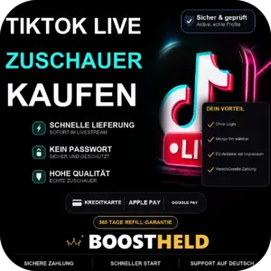 TikTok Live Zuschauer kaufen bei BoostHeld