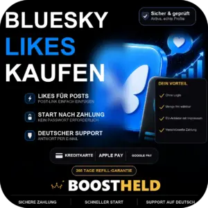 Bluesky Likes kaufen bei BoostHeld
