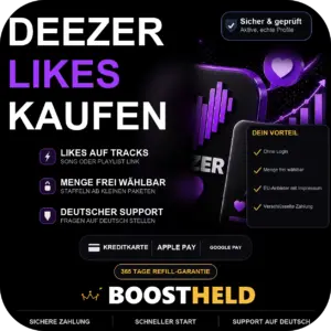 Deezer Likes kaufen bei BoostHeld