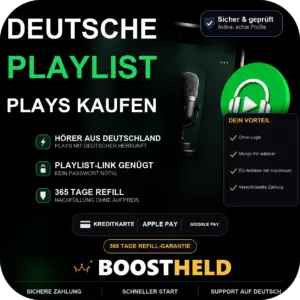 Deutsche Spotify Playlist Plays kaufen bei BoostHeld