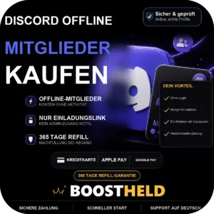 Discord Offline Mitglieder kaufen bei BoostHeld