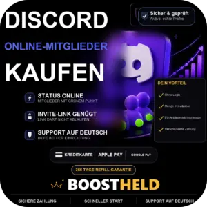 Discord Online-Mitglieder kaufen bei BoostHeld
