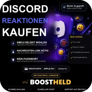 Discord Reaktionen kaufen bei BoostHeld