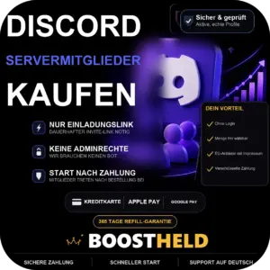 Discord Servermitglieder kaufen bei BoostHeld