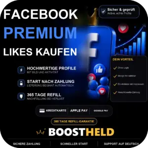 Facebook Premium Likes kaufen bei BoostHeld