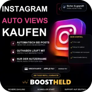 Instagram Auto Views kaufen bei BoostHeld