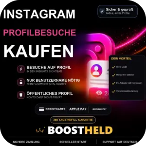 Instagram Profilbesuche kaufen bei BoostHeld