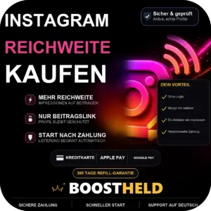 Instagram Reichweite kaufen bei BoostHeld