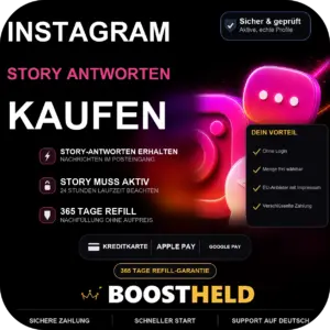 Instagram Story Antworten kaufen bei BoostHeld