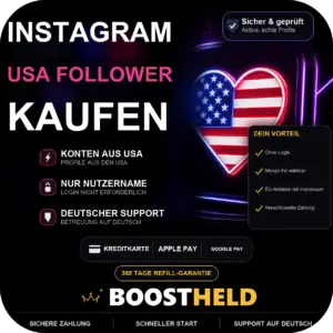Instagram USA Follower kaufen bei BoostHeld