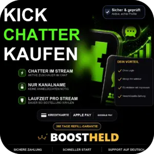 Kick Chatter kaufen bei BoostHeld