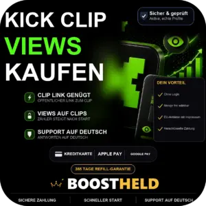 Kick Clip Views kaufen bei BoostHeld