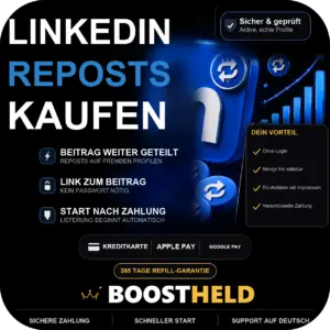 LinkedIn Reposts kaufen bei BoostHeld
