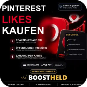 Pinterest Likes kaufen bei BoostHeld