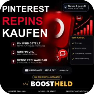 Pinterest Repins kaufen bei BoostHeld