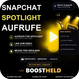Snapchat Spotlight Aufrufe kaufen bei BoostHeld