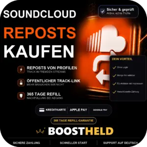 SoundCloud Reposts kaufen bei BoostHeld