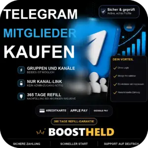 Telegram Mitglieder kaufen bei BoostHeld