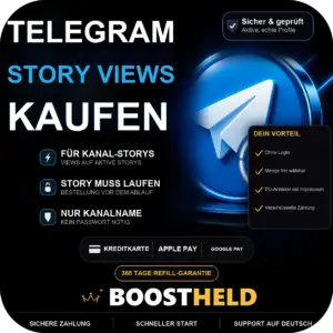 Telegram Story Views kaufen bei BoostHeld