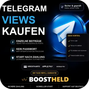 Telegram Views kaufen bei BoostHeld