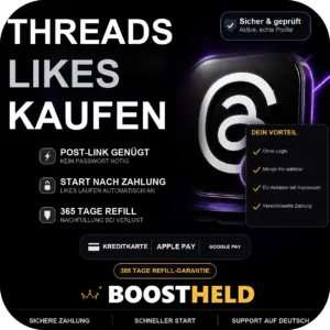 Threads Likes kaufen bei BoostHeld