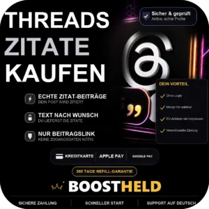 Threads Zitate kaufen bei BoostHeld
