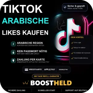 TikTok Arabische Likes kaufen bei BoostHeld