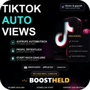 TikTok Auto Views kaufen bei BoostHeld