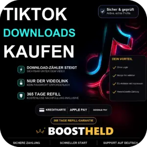 TikTok Downloads kaufen bei BoostHeld