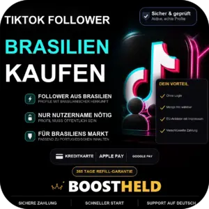TikTok Follower aus Brasilien kaufen bei BoostHeld