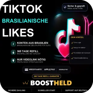 TikTok Brasilianische Likes bei BoostHeld