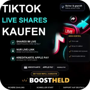 TikTok Live Shares kaufen bei BoostHeld
