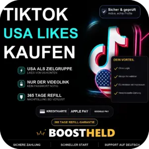 TikTok USA Likes kaufen bei BoostHeld