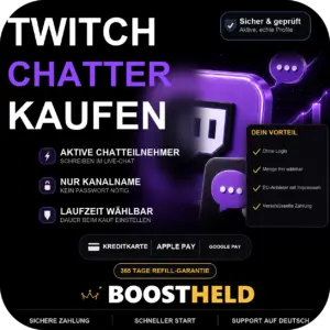 Twitch Chatter kaufen bei BoostHeld