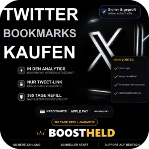 Twitter Bookmarks kaufen bei BoostHeld