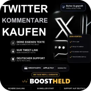 Twitter Kommentare kaufen bei BoostHeld
