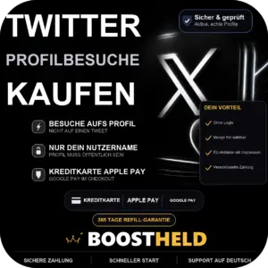 Twitter Profilbesuche kaufen bei BoostHeld